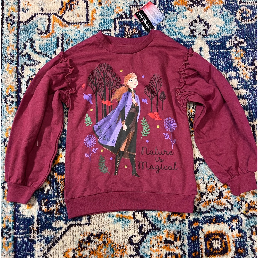 Frozen’a Anna sweatshirt. Disney. NWT